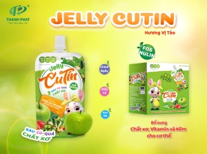 Jelly Cutin Rau Củ Quả - Vị Táo